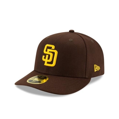 San Diego Padres Gorra | New Era MLB Authentic Collection Alt 2 Low Profile 59fifty Fitted Cap Mexico - Marrom